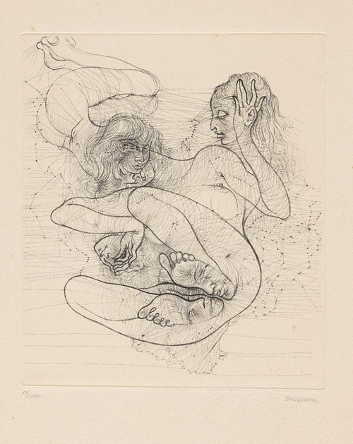 hans bellmer - drawing - le bastart