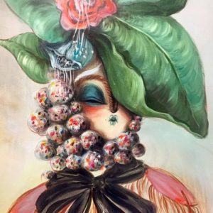 miss van retrato floral by le bastart