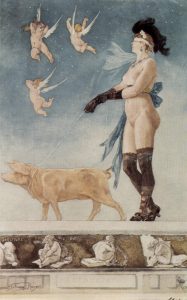 felicien rops - pornocrates - le bastart