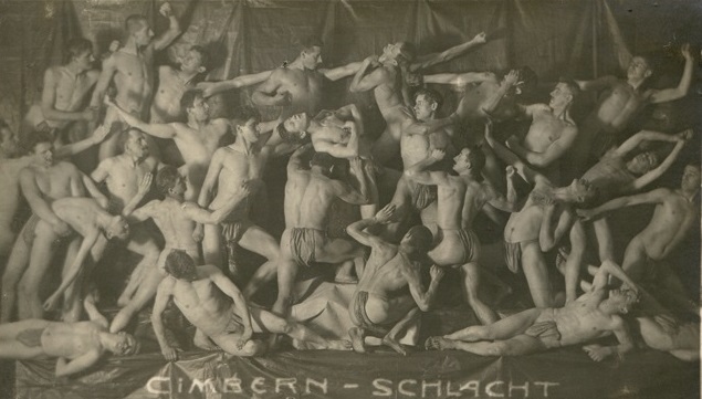 dancers - antique photograph - le bastart