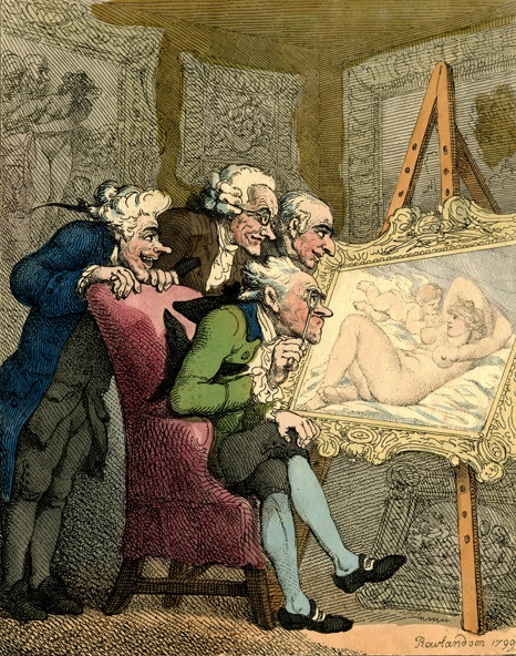 thomas rowlandson - connoisseurs - le bastart