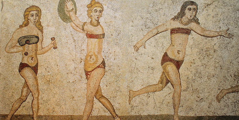 mosaico bikini girls - piazza armerina - le bastart