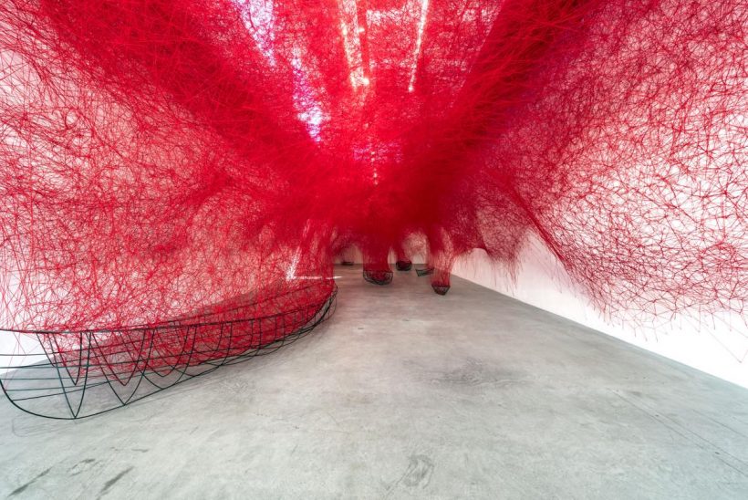 chiharu shiota - uncertain journey - le bastart