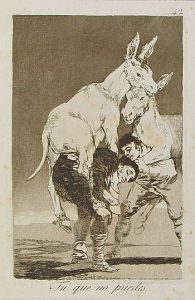 goya - tu que no puedes - le bastart