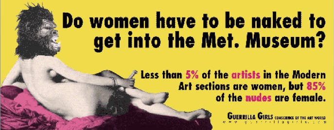 guerrilla girls - do women - le bastart
