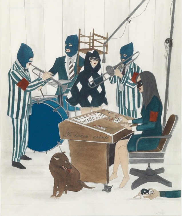 marcel dzama - blue raincoat - le bastart